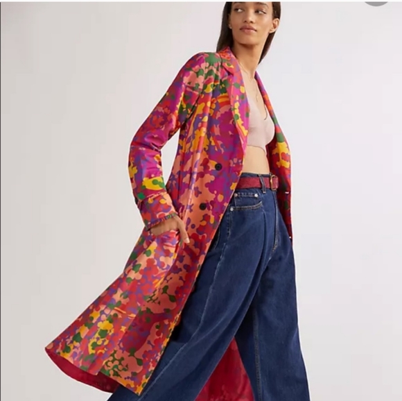 Anthropologie Sweaters - NWT Anthropologie by Roopa Pemmaraju Abstract Duster Jacket Size Small